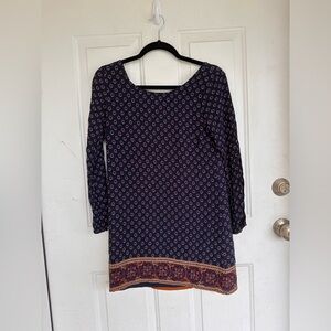 FOREVER 21 Long Sleeve Shift Mini dress Size S